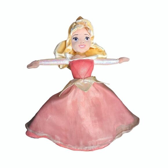 Disney Parks Little Mermaid & Sleeping Beauty Reversible Doll Ariel & Aurora - Picture 2 of 14